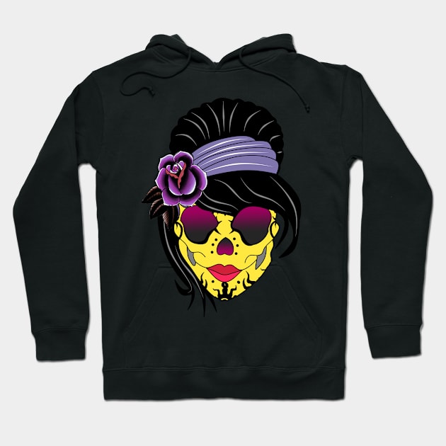 cute skull Hoodie by MARK ASHKENAZI